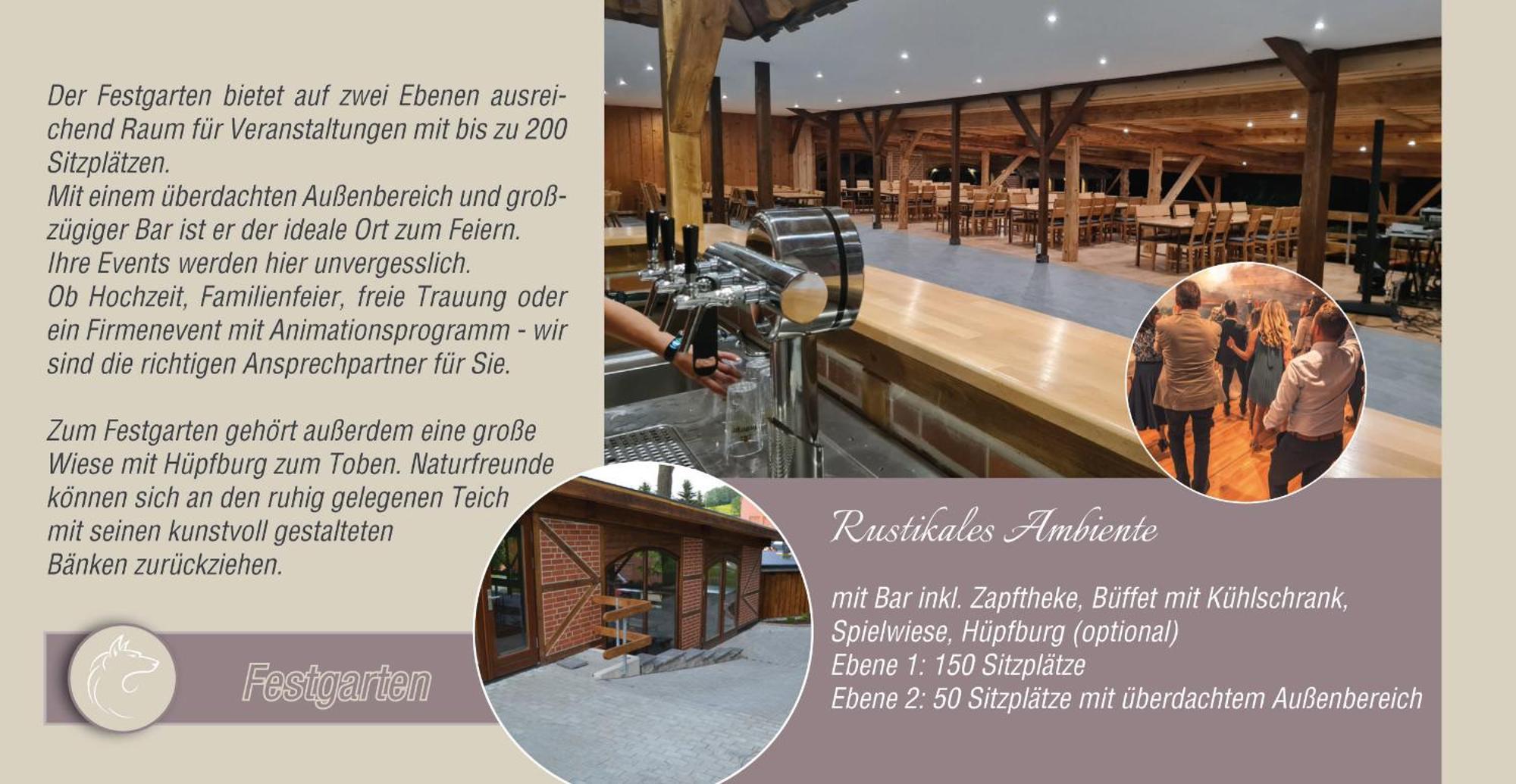 Wolfsgrunder Festhof Hotel Dorfchemnitz Екстериор снимка